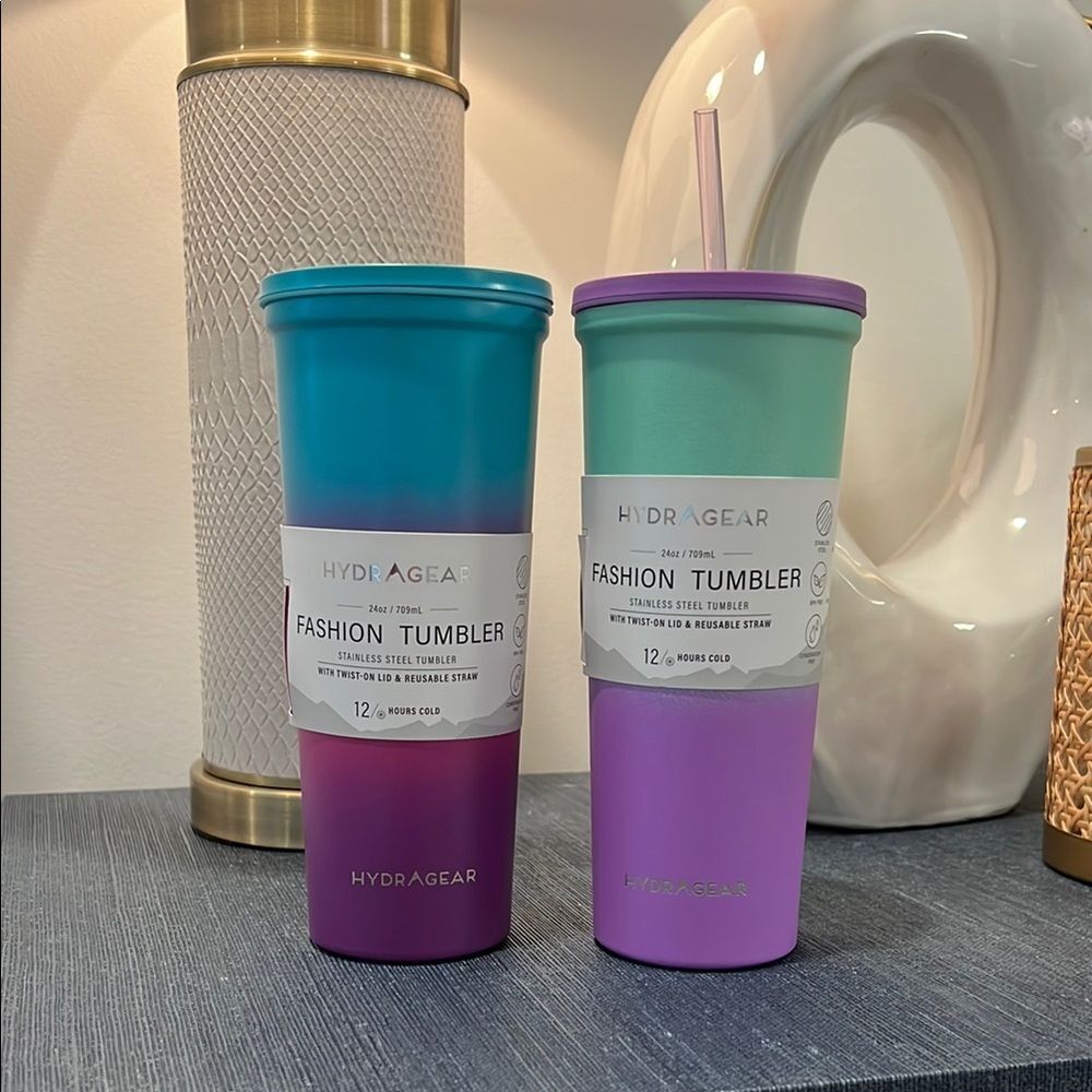 NWT BOGO HydraGear Fashion Tumblers Ombré 24oz